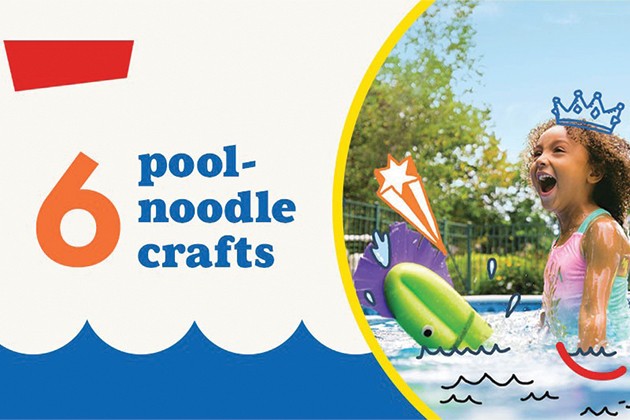 6 pool noodle crafts